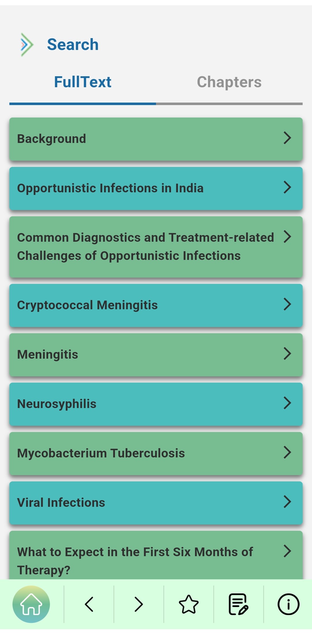 Mobile Application on National Guidelines on HIV care and treatment